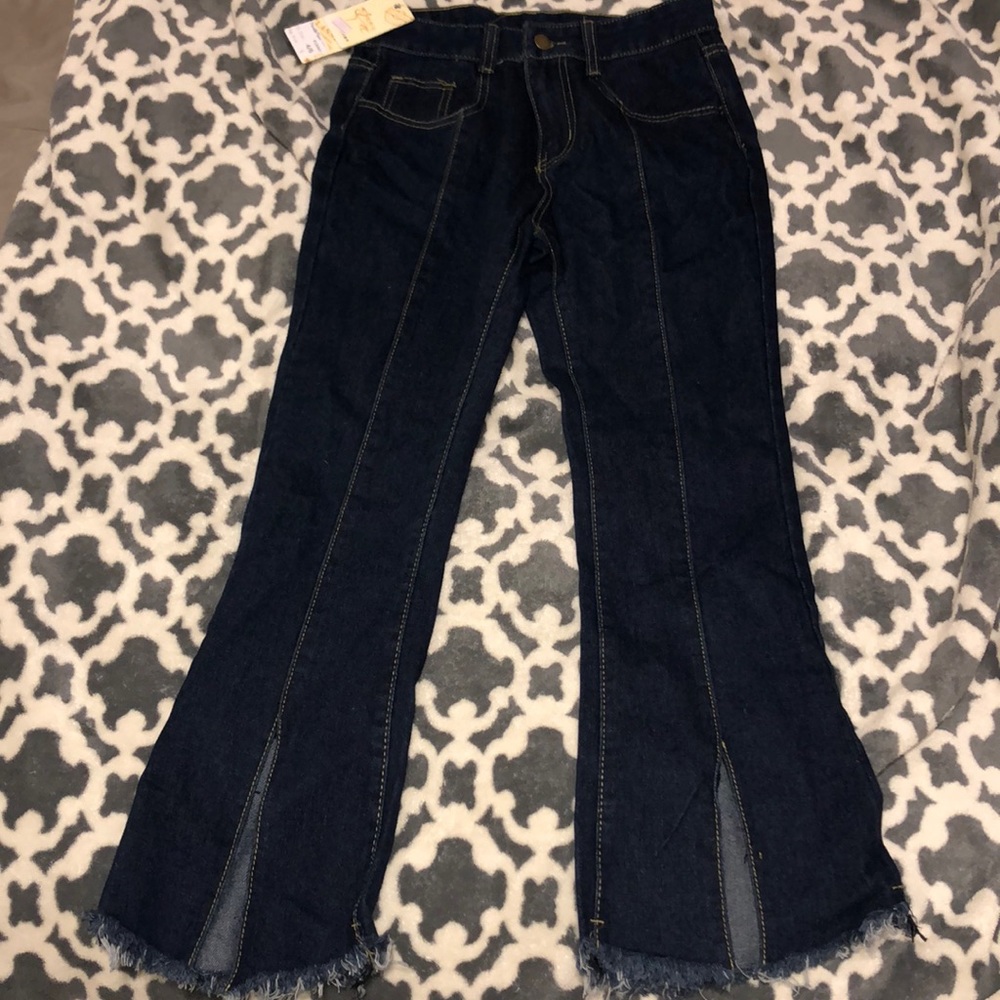 NWT Cropped Flare Jeans
